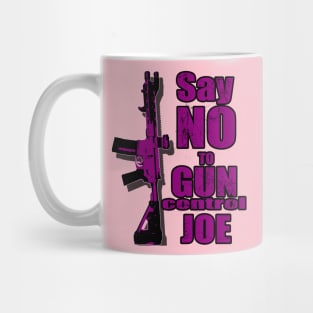 2024 Election Purple Say No To Gun Control Joe Mug